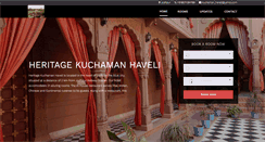 Desktop Screenshot of kuchamanhaveli.com