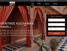 Tablet Screenshot of kuchamanhaveli.com